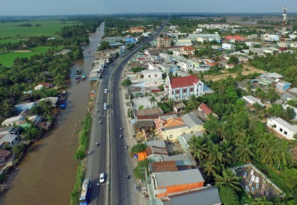 Một góc xã NTM Song Phú (Tam Bình) hôm nay. Ảnh: VINH HIỂN
