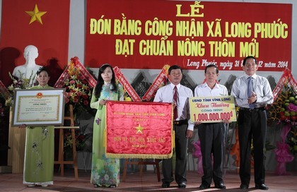 Long Phước, quê hương bác Phạm Hùng- một trong 22 xã vinh dự sớm đạt chuẩn NTM giai đoạn 2011- 2015.
