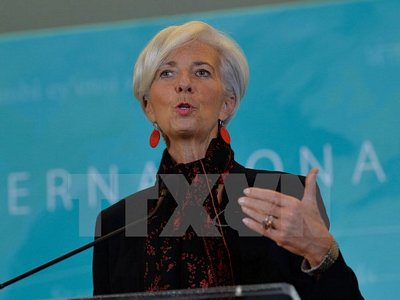 Bà Christine Lagarde sẽ hết nhiệm kỳ Tổng Giám đốc IMF vào ngày 5/7 tới. (Nguồn: THX/TTXVN)