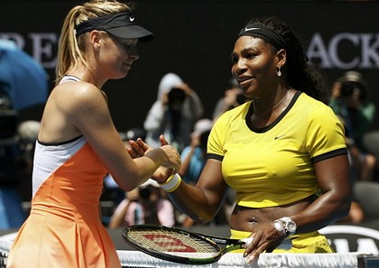 Sharapova một lần nữa bại trận trước Serena