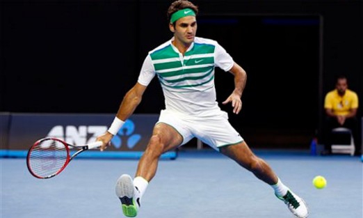 Federer vẫn dẻo dai ở tuổi 34. Ảnh: Australia Mở rộng. 