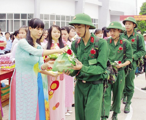 Tình cảm ở hậu phương sẽ là động lực để người lính yên tâm hoàn thành nhiệm vụ.