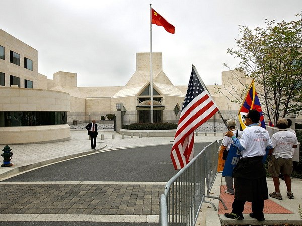 Đại sứ quán Trung Quốc ở Washington. (Nguồn: Getty Images)