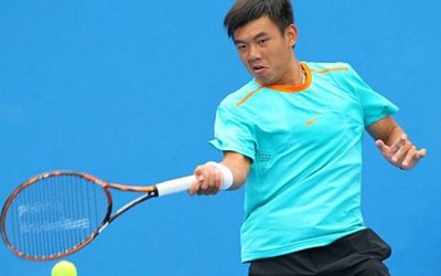 Hoàng Nam chia tay sớm giải F2 Futures Trung Quốc. (Ảnh: VSI).