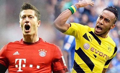 Lượt đi Bayern thắng áp đảo Dortmund 5-1.