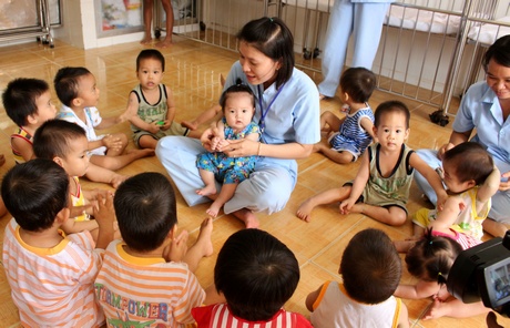 Niềm vui trong “ngôi nhà lớn”: Trung tâm Công tác xã hội.