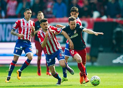 Atletico không còn nhiều cơ hội cạnh tranh chức vô địch với Barca sau trận thua Gijon