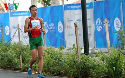 Nguyễn Thành Ngưng tranh tài tại SEA Games năm 2015. (Ảnh: Trọng Phú).