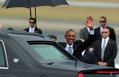 Tổng thống Mỹ Barack Obama tại sân bay quốc tế José Martí. (Nguồn: washingtonpost.com)