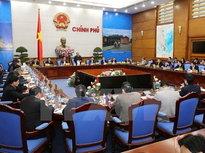 Ban Chỉ đạo cải cách hành chính của Chính phủ tổng kết công tác nhiệm vụ năm 2015 và phương hướng nhiệm vụ năm 2016. (Ảnh: An Đăng/TTXVN)