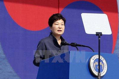  Tổng thống Hàn Quốc Park Geun Hye. (Ảnh: AFP/TTXVN)