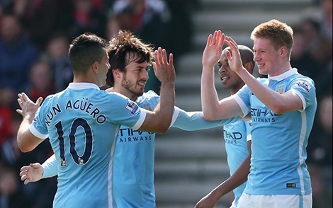 Tiếp nối 2 người đồng đội, Sergio Aguero lên tiếng với bàn thắng nâng tỉ số lên 3-0 ngay sau đó.
