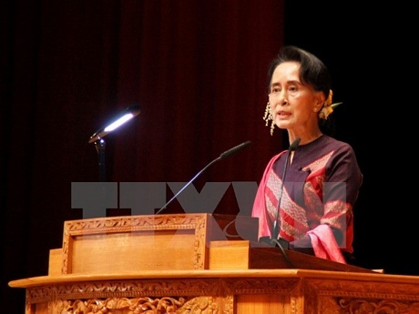 Bà Aung San Suu Kyi. (Nguồn: THX/TTXVN)