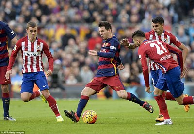 Messi luôn có duyên khi đối đầu Atletico trong quá khứ