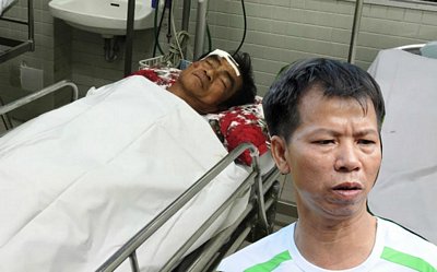 Sau ông Nén, ông Chấn cũng bị tai nạn giao thông phải nhập viện điều trị. 