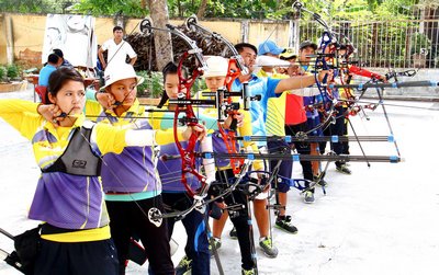 Các cung thủ Vĩnh Long góp phần giành giải nhì toàn đoàn.