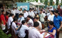 Thới Hòa- nhà nhà đi hiến máu