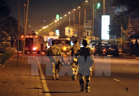 Binh sỹ Mali tuần tra tại thủ đô Bamako. (Nguồn: AFP/TTXVN)