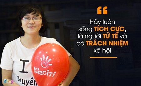 Phương châm sống của cô gái đến từ Hà Tĩnh là luôn lạc quan, vui vẻ và có trách nhiệm xã hội.