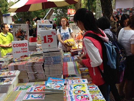 Hơn 30.000 đầu sách được bày bán tại Hội sách. Ảnh: VGP/Thúy Hà