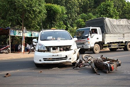 Hiện trường vụ tai nạn