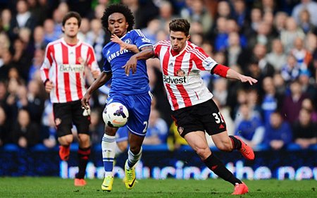 Chelsea đủ sức tiễn Sunderland xuống chơi ở Hạng Nhất. (Ảnh: GT)