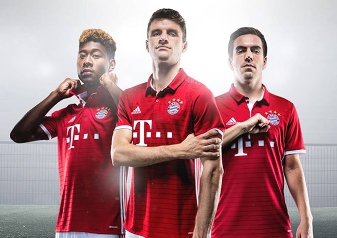 Bayern Munich trình làng áo đấu mới. (Nguồn: fcbayern.de)