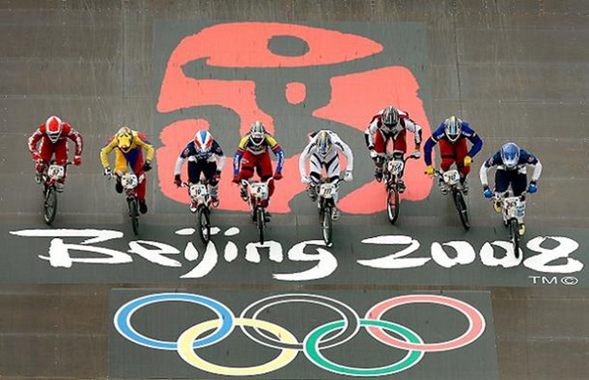 Các vận động viên thi đấu ở Olympic Bắc Kinh 2008. (Nguồn: genesbmx.com)