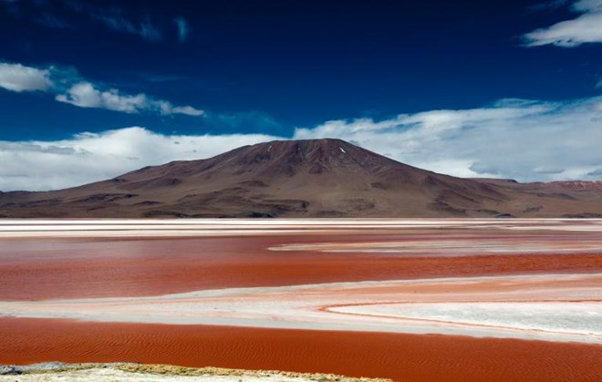 Hồ Laguna Colorada ở Bolivia