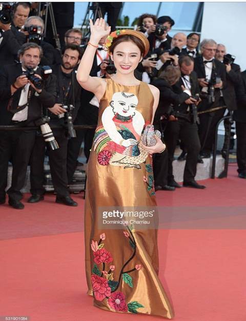 Angela Phương Trinh trên thảm đỏ Cannes