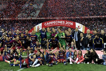 Barcelona giành Cúp Nhà vua Tây Ban Nha năm 2015