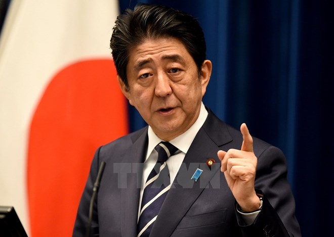 Thủ tướng Nhật Bản Shinzo Abe. (Nguồn: AFP/TTXVN)