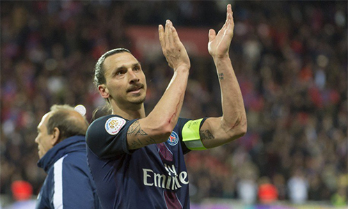 Ibra đang tự do sau khi từ biệt PSG và có thể cập bến Man Utd ngay sau khi Mourinho nhậm chức ở đọi bóng Anh. Ảnh: PSG.