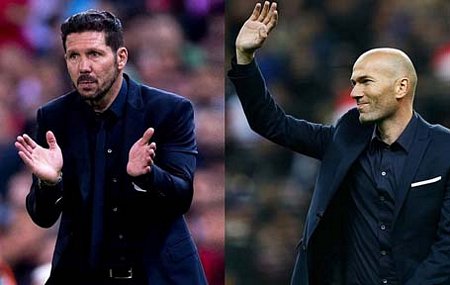 Zidane và Diego Simeone đều quyết tâm chiến thắng