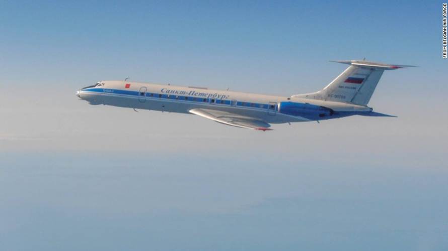 Một chiếc Tu-134AK của Nga. Ảnh Không quân Bỉ