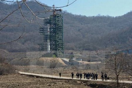 Bãi thử chính Punggye-ri ở huyện Kilju, tỉnh Bắc Hamgyong của Triều Tiên. (Nguồn: AFP/TTXVN)