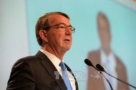 Bộ trưởng Quốc phòng Mỹ Ashton Carter. Ảnh: AFP/TTXVN