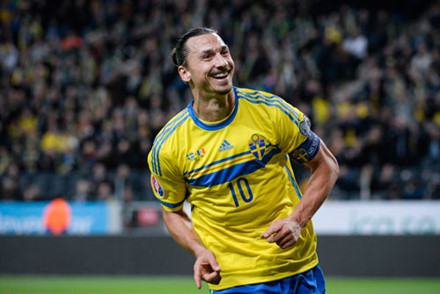  5. Zlatan Ibrahimovic (Thụy điển, 6 bàn) - EURO 2004, 2008, 2012.