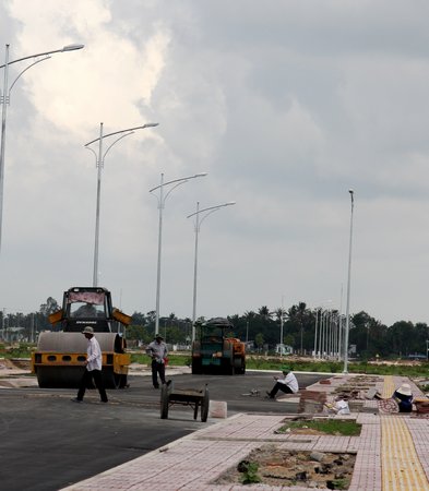 Hạ tầng kỹ thuật Khu Hành chính tỉnh sắp hoàn thành, dự kiến nghiệm thu đưa vào sử dụng cuối tháng 6 này.