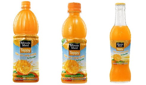 Nước cam có tép Minute Maid TEPPY