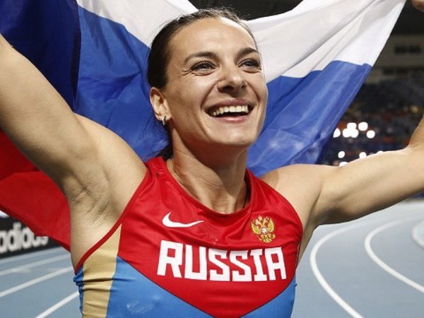 Vận động viên Elena Isinbayeva - hai lần vô địch Olympic môn nhảy sào. (Nguồn: Getty Images)