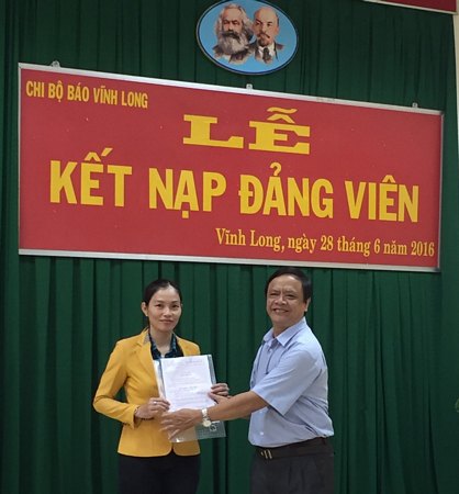 6 tháng đầu năm đã kết nạp 133 đảng viên mới