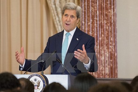 Ngoại trưởng Mỹ John Kerry. (Nguồn: EPA/TTXVN)