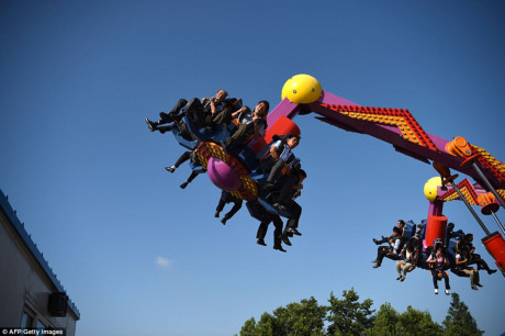 Một trò chơi tại công viên ngoài trời. (Nguồn: AFP/Getty Images)