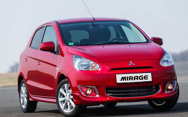 Mitsubishi Mirage CVT: Giá 521 triệu đồng