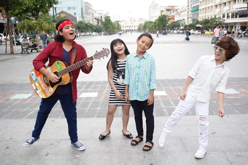 Top 4 Vietnam Idol Kids 2016 bao gồm Jayden, Bảo Trân, Hồ Văn Cường và Gia Khiêm.