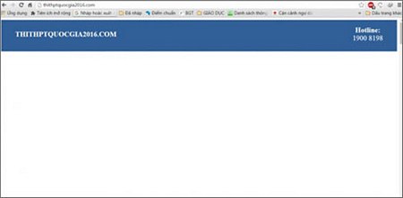 Website bị Bộ GD-ĐT cảnh báo giả mạo