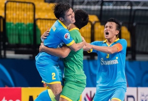 Sanna Khánh Hòa chấp nhận thất bại ở tứ kết giải châu Á. (Ảnh: AFC). 