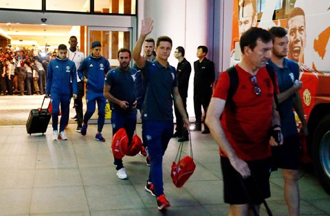  Toàn đội Man United đã rời Trung Quốc trong ngày hôm nay
