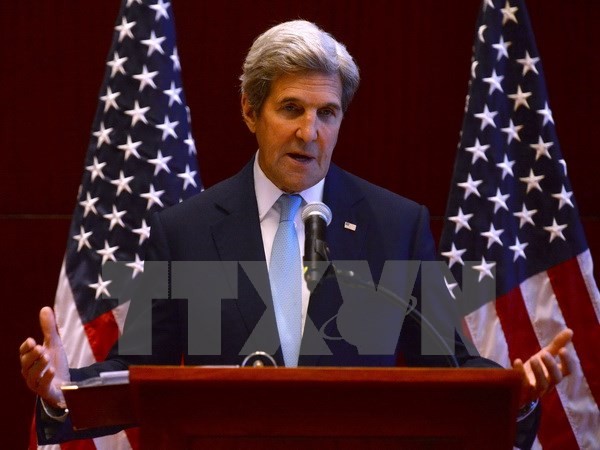 Ngoại trưởng Mỹ John Kerry. (Nguồn: AFP/TTXVN)